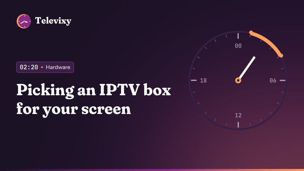 A streaming stick, a set-top box and a round streaming box with their remotes on a TV console
